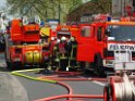 Kellerbrand mit Menschenrettung Koeln Brueck Hovenstr Olpenerstr P123